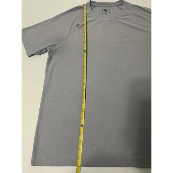 Rhone Shirts Lot Of 2 Men's Large Blue/Gray Crewneck Performance Gym - Picture 6 of 7